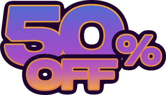 50% OFF