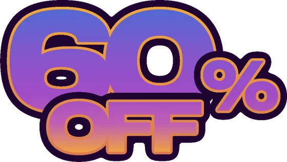 60% OFF